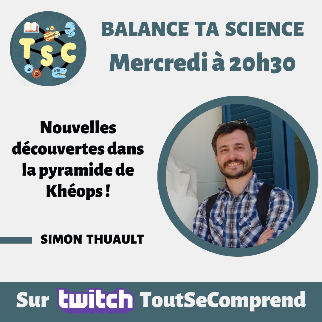 robin_isnard's tweet photo. 🎙️ Ce mercredi à 20h30, rejoignez-moi dans l'exploration de la pyramide de Khéops avec notre guide @phare_on !
▶️ https://t.co/YcegYwnZh0
Qu'avons-nous découvert dernièrement et quels mystères persistent encore aujourd'hui ? https://t.co/MzzzyQq9Ym