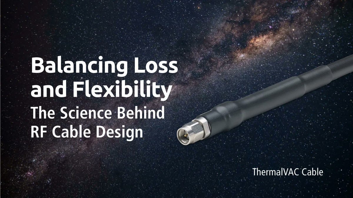 The geometry and size of an RF Cable have a direct relationship to its insertion loss characteristics! Find out more in our white paper here: buff.ly/3YwNrgR   #rf #microwave #rfmicrowave #spaceapplications #spaceready #whitepaper
