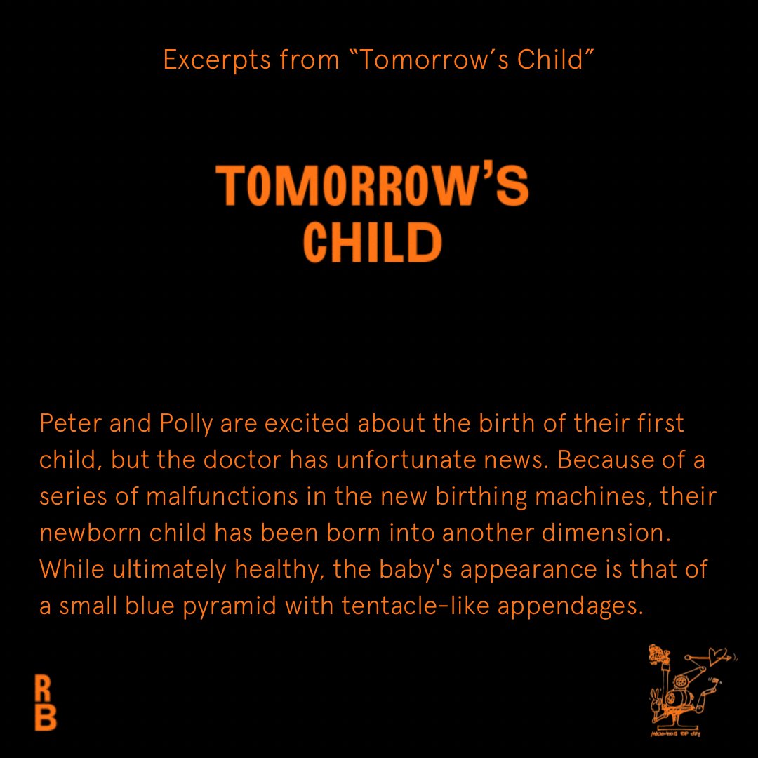 Spring has sprung and it’s time to add some Bradbury stories to your spring and summer reading lists. This week we suggest the quirky science fiction classic, “Tomorrow’s Child” from I Sing the Body Electric! #RayBradbury #ShortStory #SpringReading