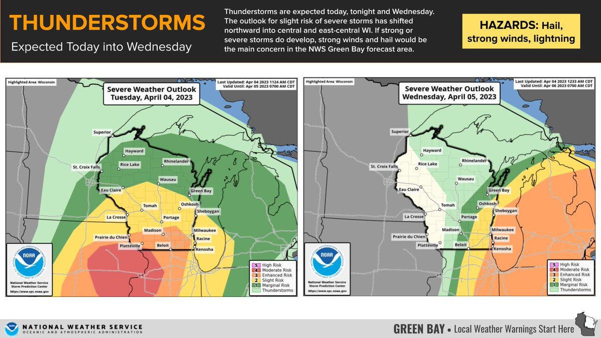 NWS Green Bay on Twitter "A potent early Spring storm will bring a
