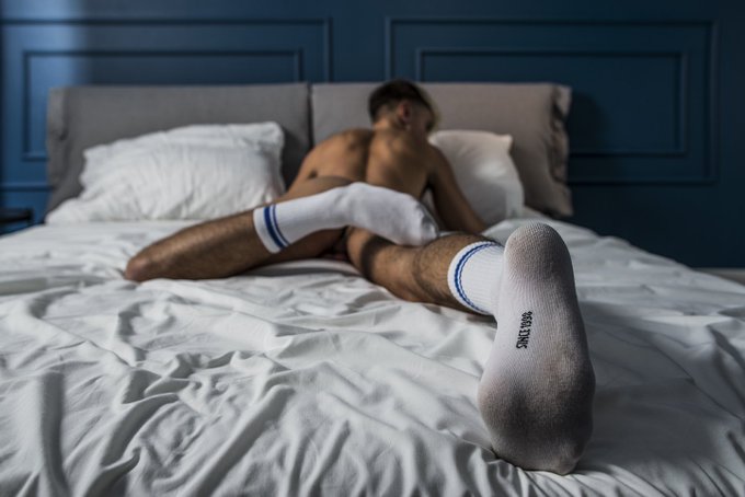 🫣😈 Retweet if you like boys wearing nothing but socks 😏  Shot by @karrde_pl 🔥 https://t.co/kamLeQEGS<a href="/tag/pridemonth"class="tags"><span>#pridemonth</span></a>