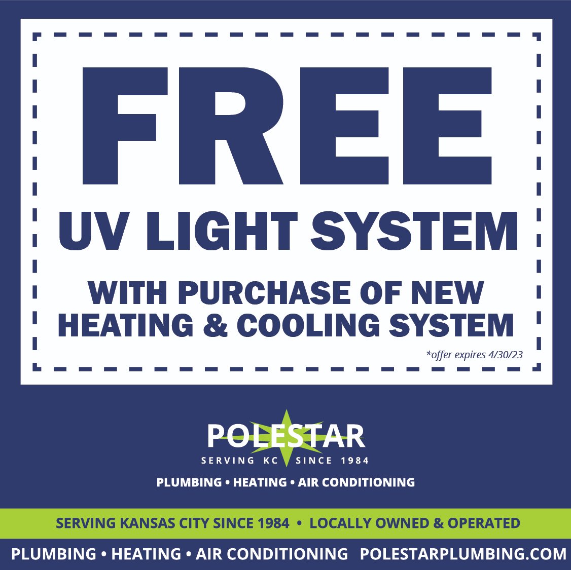 PolestarKC's tweet photo. Hey, friends! 📷 It's April, and that means it's time for some amazing deals! Don't miss out on our exclusive offers, perfect for homeowners and business owners! 📷📷 Hurry up and call (913) 214-8241 link to learn more! 📷 #plumbing #heating #cooling #april #deals #limitedtime https://t.co/G65cl8mDVQ