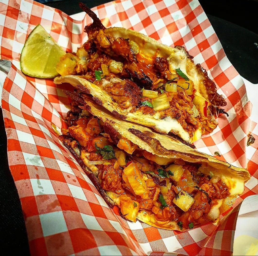 Serving every Tuesday 5pm-8pm @The_Colly Who's tried our El Chancho quesotacos?