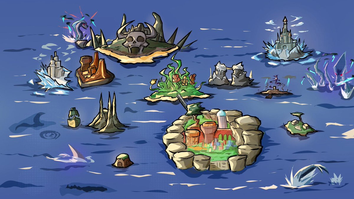 enyoo on X: Map of Blox Fruits 2nd sea 🌊 Comms: @Tobey_D_Artist   / X