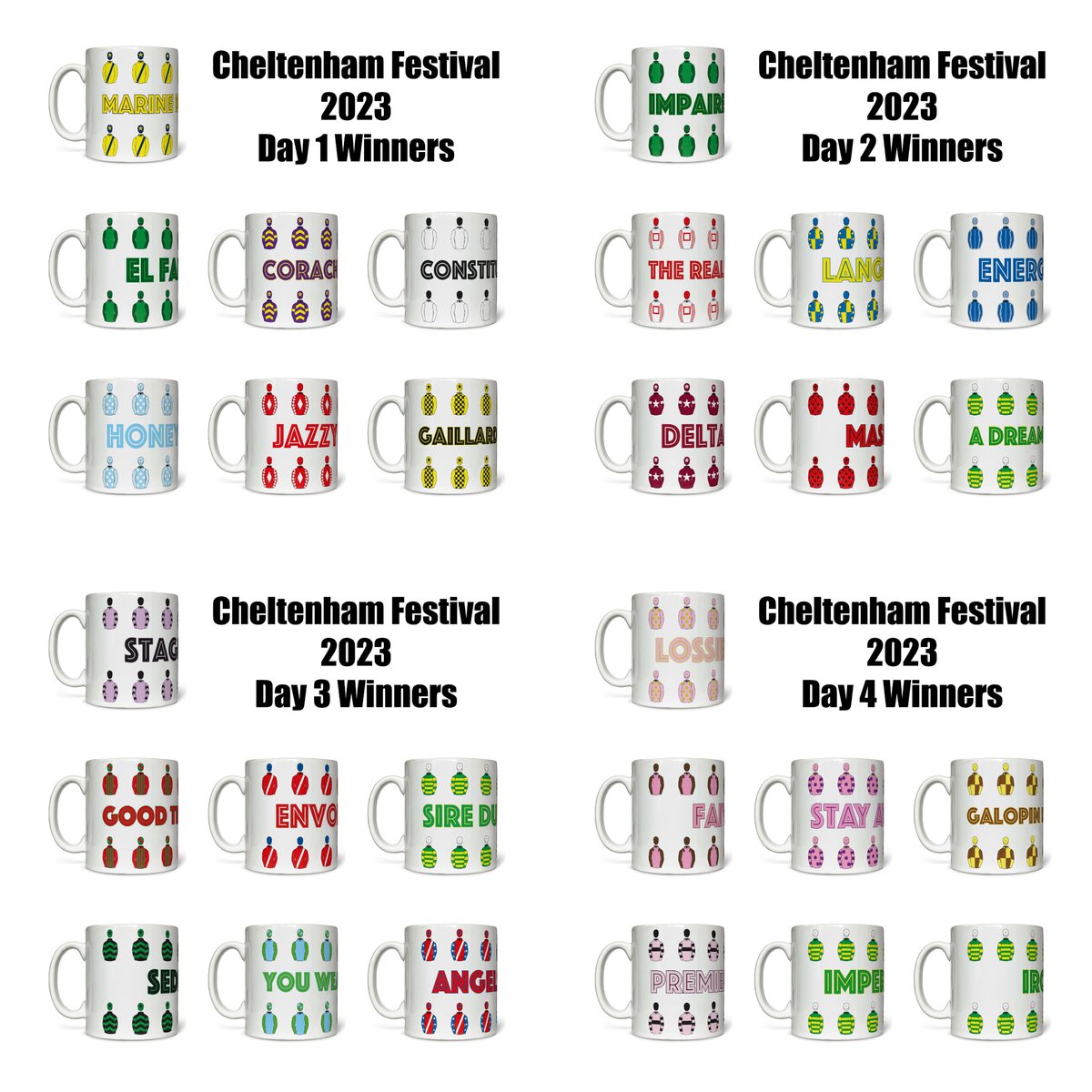 HackedUp_HRG's tweet photo. Horse Racing Gifts Giveaway🎁

We're giving away an embroidered hat and a #CheltenhamFestival winners mug of your choice. To enter please do the following

Follow us @HackedUp_HRG 
Retweet and like this post
Comment your favourite Cheltenham 2023 winner

Good luck!
#HorseRacing https://t.co/AJo7Thzd2M