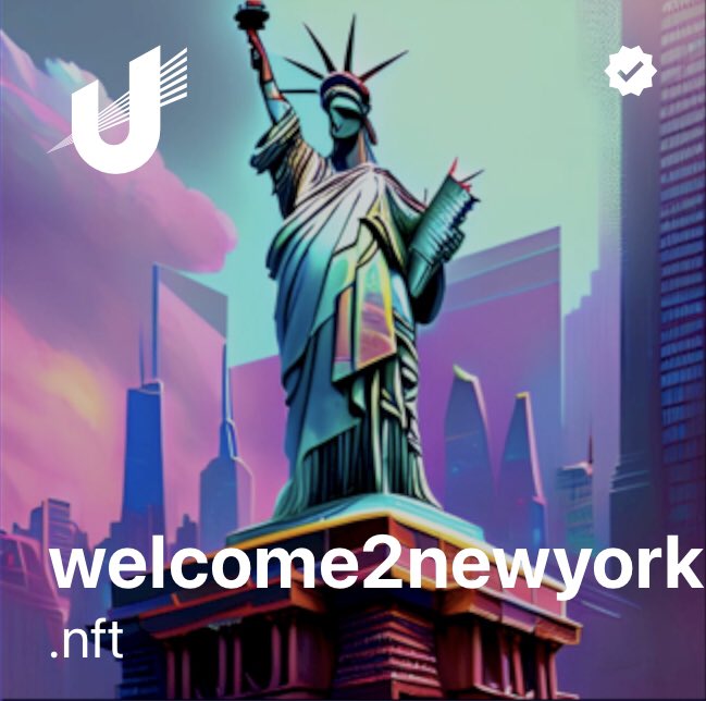 DigitalID_'s tweet photo. Welcome2NewYork
.crypto .nft .blockchain bundle of 3 domains
Available on @opensea 👉 https://t.co/9bPPBTdqNa #NewYork #tourism #tourist #touristattraction #statueofliberty #web3 #web3domains #NFT #nftcommunity #blockchain #crypto #unstoppabledomains #udfam #nftbundle https://t.co/bknkVaYMjF