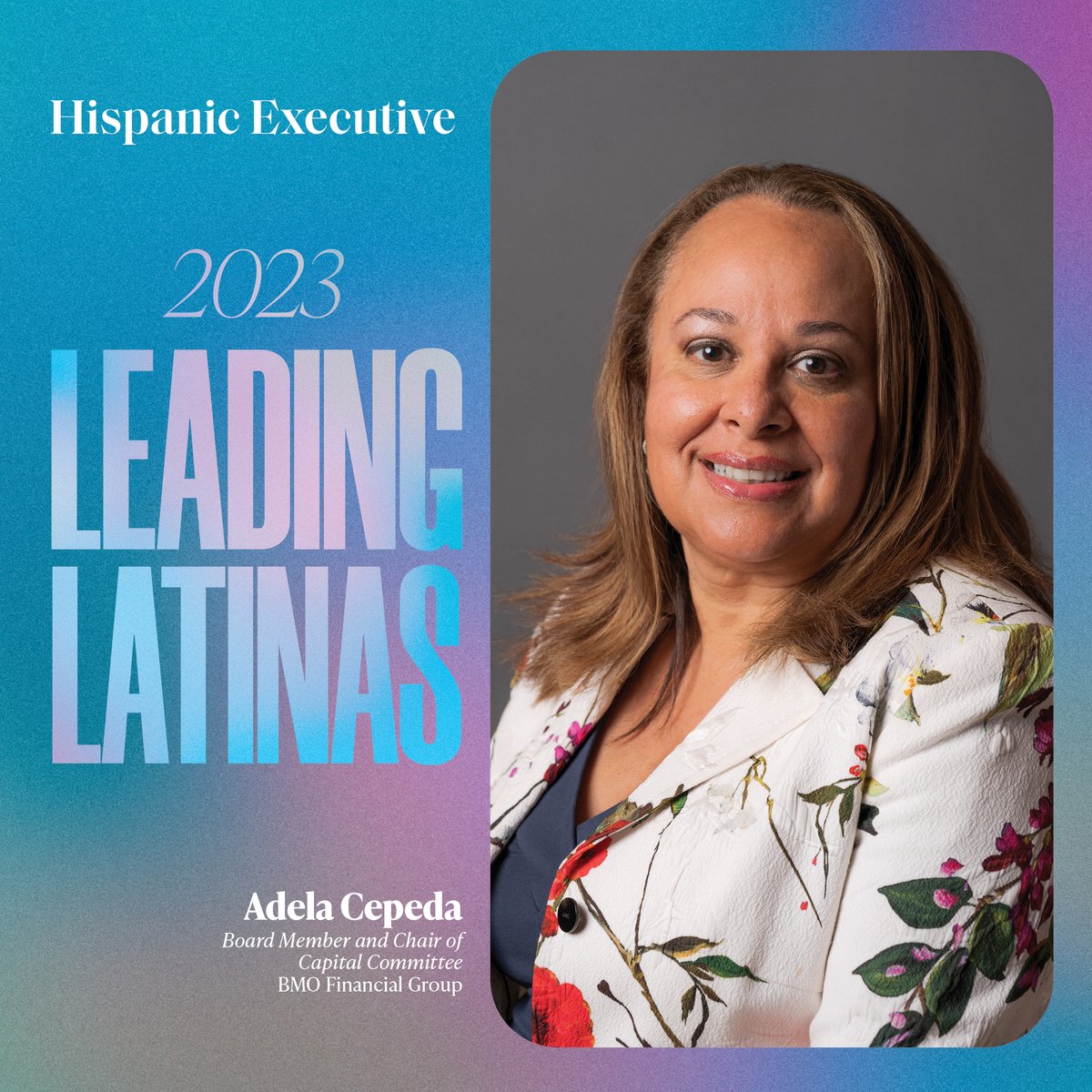 Angeles Investors (@angelesinvestor) on Twitter photo NEW! <a href="/HispanicExecMag/">Hispanic Executive</a> recognizes Adela Cepeda, Angeles Investors' Cofounder and Chair, as a 2023 Latina leader in their annual Leading Latinas issue! The impact she has made in the field of mentorship will continue to be felt for generations. Congrats Adela!
#LeadingLatinas NEW! <a href="/HispanicExecMag/">Hispanic Executive</a> recognizes Adela Cepeda, Angeles Investors' Cofounder and Chair, as a 2023 Latina leader in their annual Leading Latinas issue! The impact she has made in the field of mentorship will continue to be felt for generations. Congrats Adela!
#LeadingLatinas