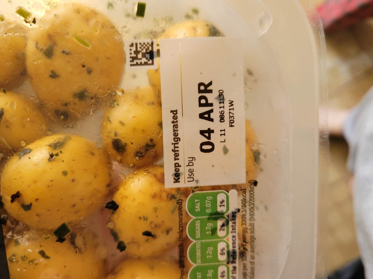 colabeff's tweet photo. @UberEats  two items received today, one with todays date on it, one badly damaged and exploded out the packet. Requested refund, and denied. Diabolical service! https://t.co/l1kSg1RAby
