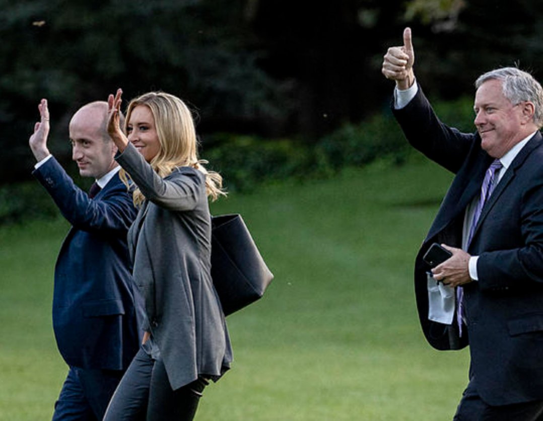 BREAKING: Trump's day just keeps getting worse. A Federal appeals court has just rejected Trump's attempt to prevent top aides from testifying to Special Counsel Jack Smith.  Details:

- Trump's motion to block testimony of Meadows, Scavino, Luna, McEntee, Cuccinelli, Stephen