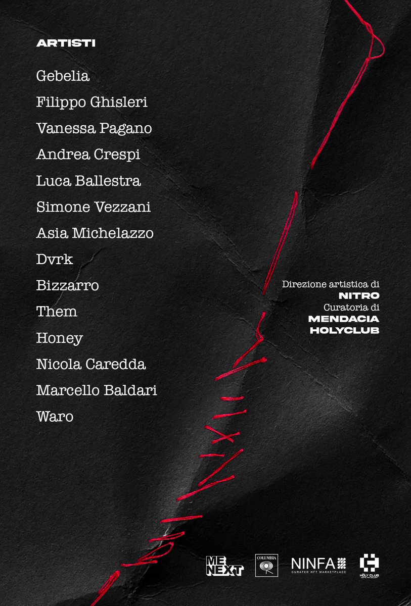 🚨BIG ANNOUNCEMENT🚨

On 7/8 th April we are proud to present our first NFT exhibition in Milan!

Thanks to <a href="/mendacia_nft/">Mendacia</a> and <a href="/HolyClubGroup/">Holy Club</a> for your guidance and patience! 

FREE ENTRY, BOOK NOW ➡️nitrowilson.com

All Artists are tagged below