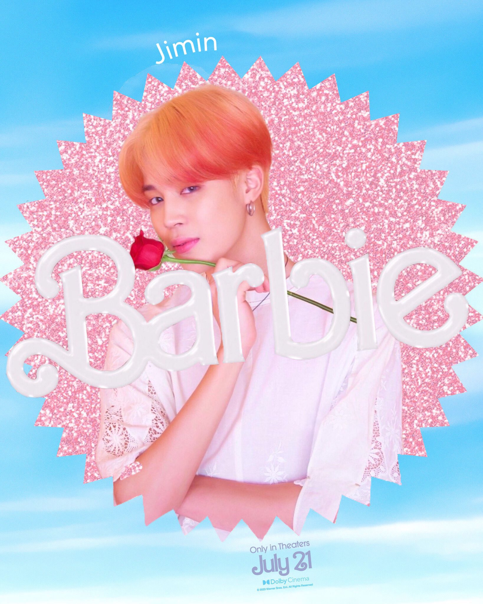 X Jimin as Barbie https t Ta38rkgJOR X