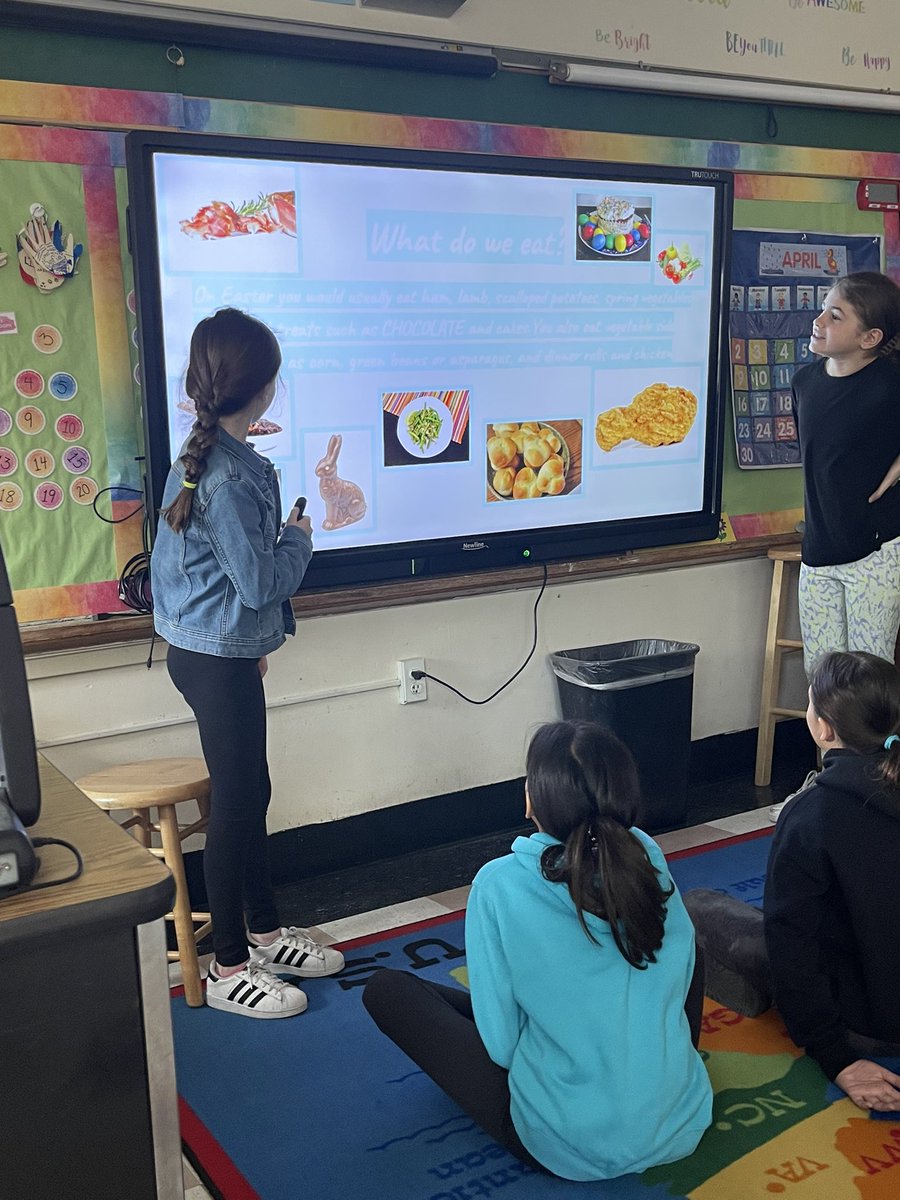 Learning about Easter from our peers! <a href="/NorthSideEW/">North Side School</a> <a href="/mrs_cpulgrano/">Christine Pulgrano</a> #ewlearns
