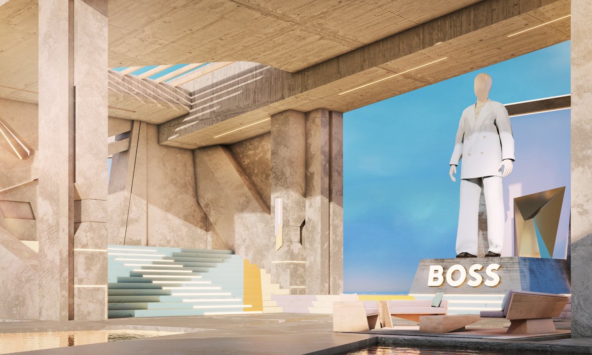 jasteinerman's tweet photo. The BOSS Immersive Showroom is one of the most beautiful 3D experiences I've seen, and shows the strongest real example yet of what the future of fashion + commerce looks like. 

Like + RT if you've visited! https://t.co/SLyTcmJWcO