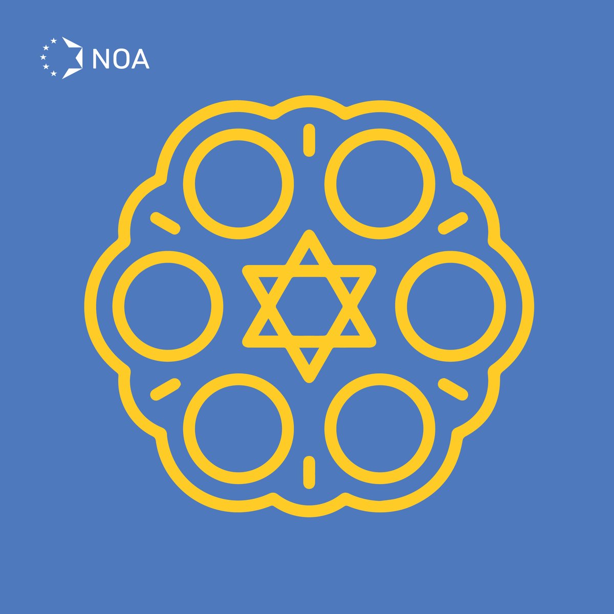 On behalf of all AEPJ members and the NOA Project, we wish #Jewish communities all around the world a happy Passover! ✡️#Pesach #jewishculture #jewishholidays 
👉 noa-project.eu