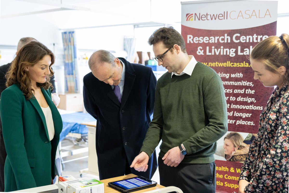 Oonaghgiggins's tweet photo. We were delighted to meet @MichealMartinTD and @ErinMcGreehan yesterday and showcase @SEURO2020 and some of other work from @CASALATWEET @SeamusHarvey89 https://t.co/bCOswrNcnu