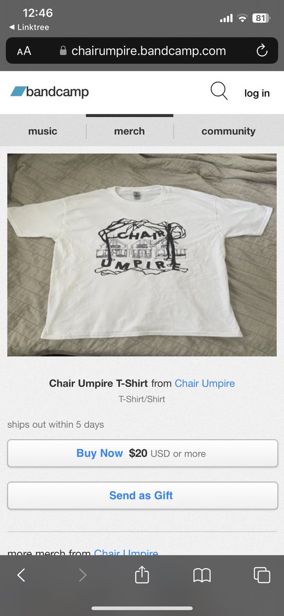 chairdumpire's tweet photo. Left over shirts are now up on bandcamp ! A few limited sizes left buy one while you can. Link in bio. #yeahdude https://t.co/buvKiWsLGb