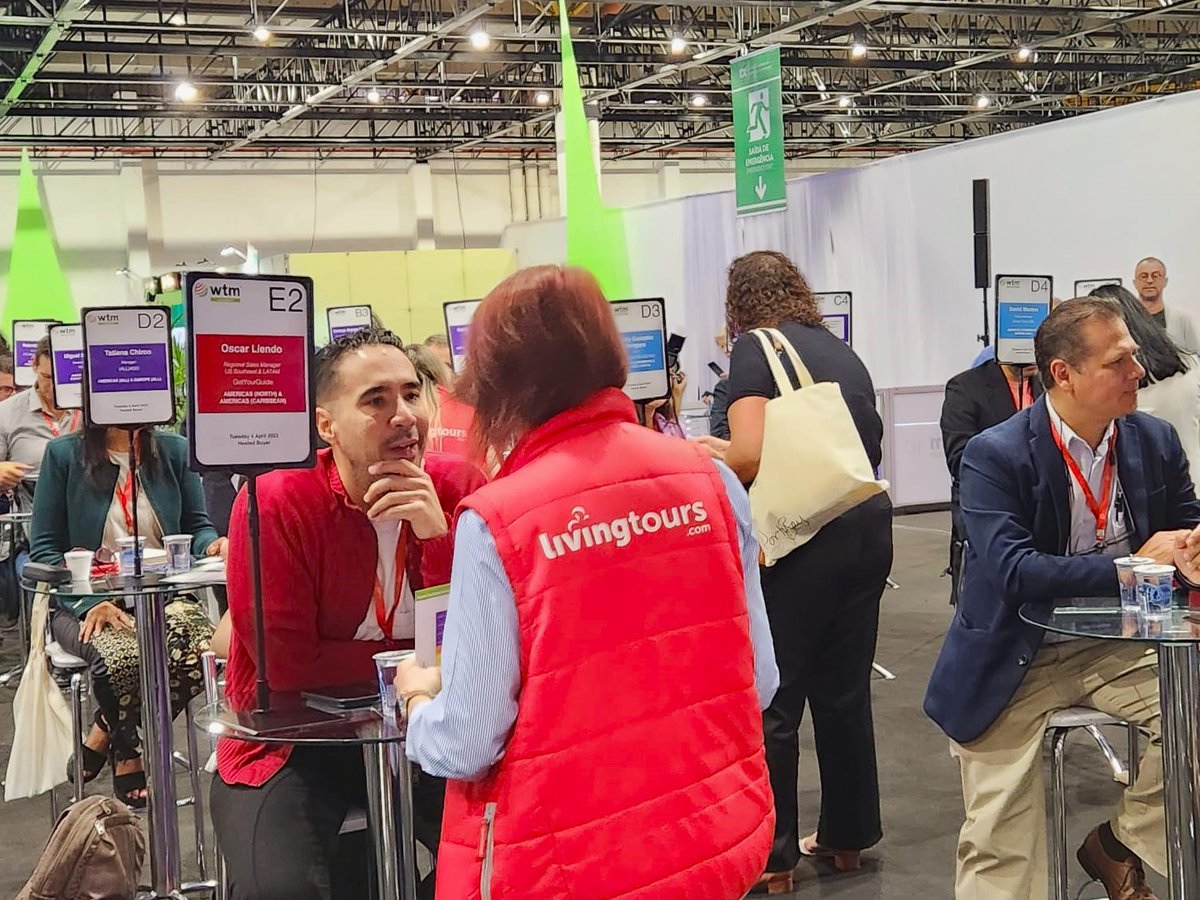 livingtours_'s tweet photo. 🇧🇷 The second day of @wtmlat is here 🤩
Will we see you on stand C30? 😉
Email us at sales@livingtours.com to schedule a meeting 😊
#livingtours #brazilevents #wtmlat #wtmlatinamerica #wtm2023 #worldtravelmarket #worldtravelmarketlatinamerica https://t.co/BUaNIZQfTC