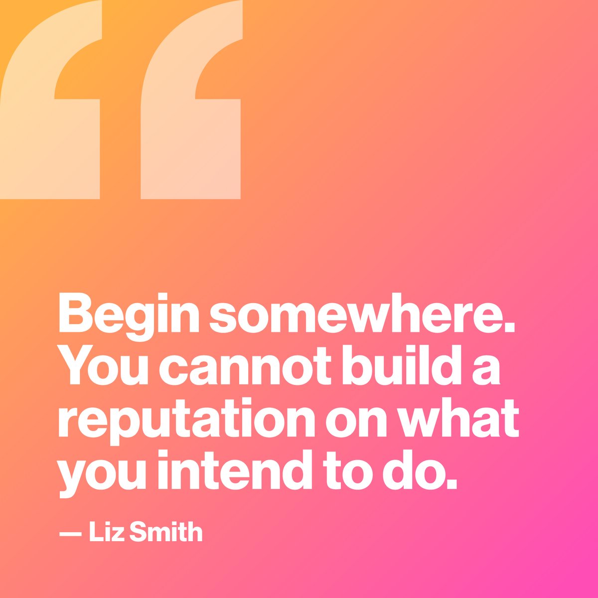 This is your friendly reminder to begin.

✨ Reach out to the potential mentor
✨ Apply for the program
✨ Create the webpage
✨ Write the first chapter

What is YOUR first step? Where will you begin to get to the next stage of your career?