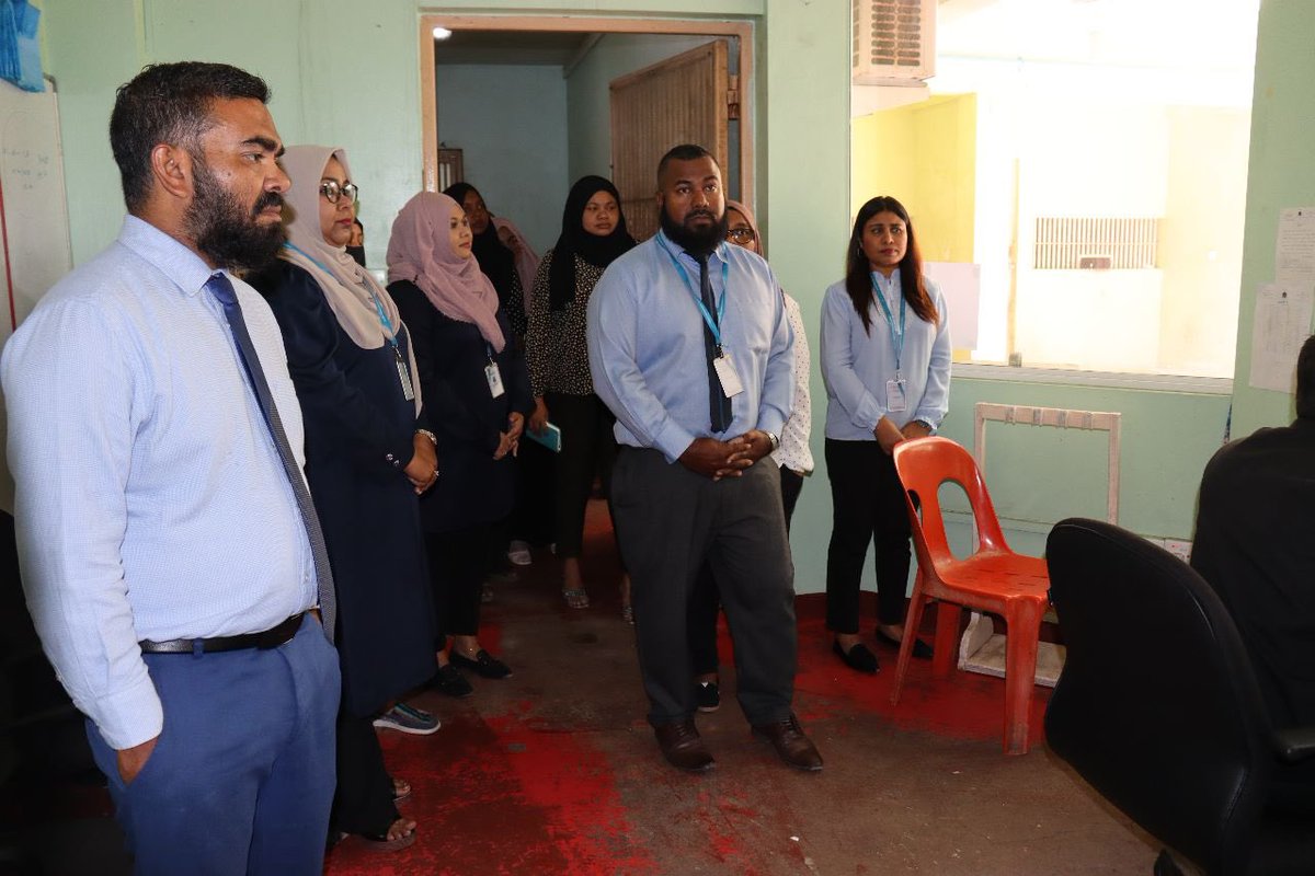 OTJ_mv's tweet photo. Team #OTJMV visited Malé Prison today and observed the conditions of the prison as part of the research being conducted on complaints about human rights violations, inhuman treatment and torture in Maldivian prisons that occurred from 1st January 1953 to 17th November 2018. https://t.co/4AEvU3ZENh