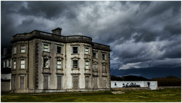 IrishSmuggling's tweet photo. Loftus Hall #wexford, reputedly the most haunted house in Ireland. Currently under major renovation by the Press Up group of hotels. It will be interesting to see how they handle the supposed reputation of the building. https://t.co/yAk4Bv6Jxc