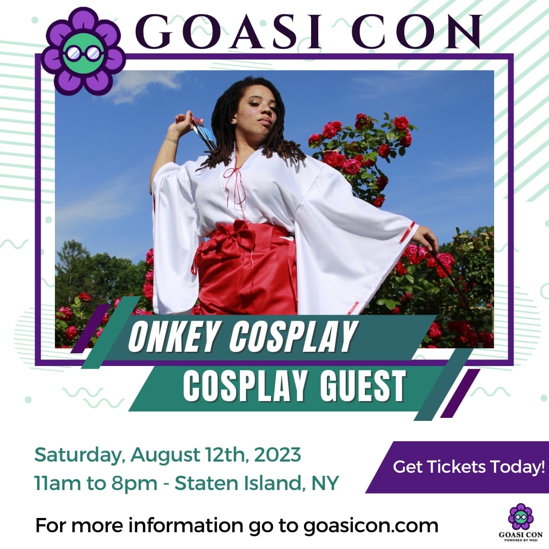 We are honored to have @OnkeyCosplay  as one of our special guests for our 5th year celebration of Geek Out At Staten Island!

Photographer: @blckwndr

Tickets: goasicon.com

#SpecialGuest #kikyo #inuyasha #GOASIcon #outdoorfestival #GeekOutAtStatenIsland #nyfestival