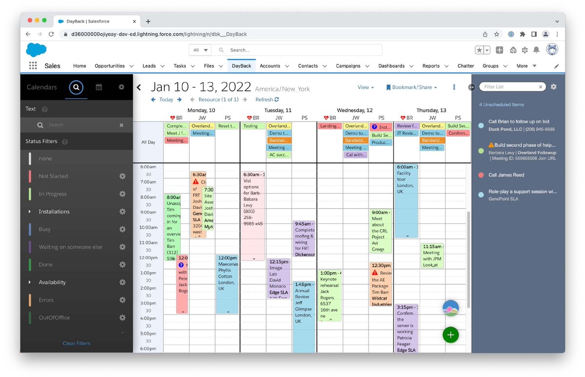 DayBackStatus's tweet image. New 🎁 Browse a list of Unscheduled Items in your calendar. Base "unscheduled" on any criteria you'd like and drag items into the calendar to schedule them. Documentation and a video of this in action: docs.dayback.com/article/294-un…