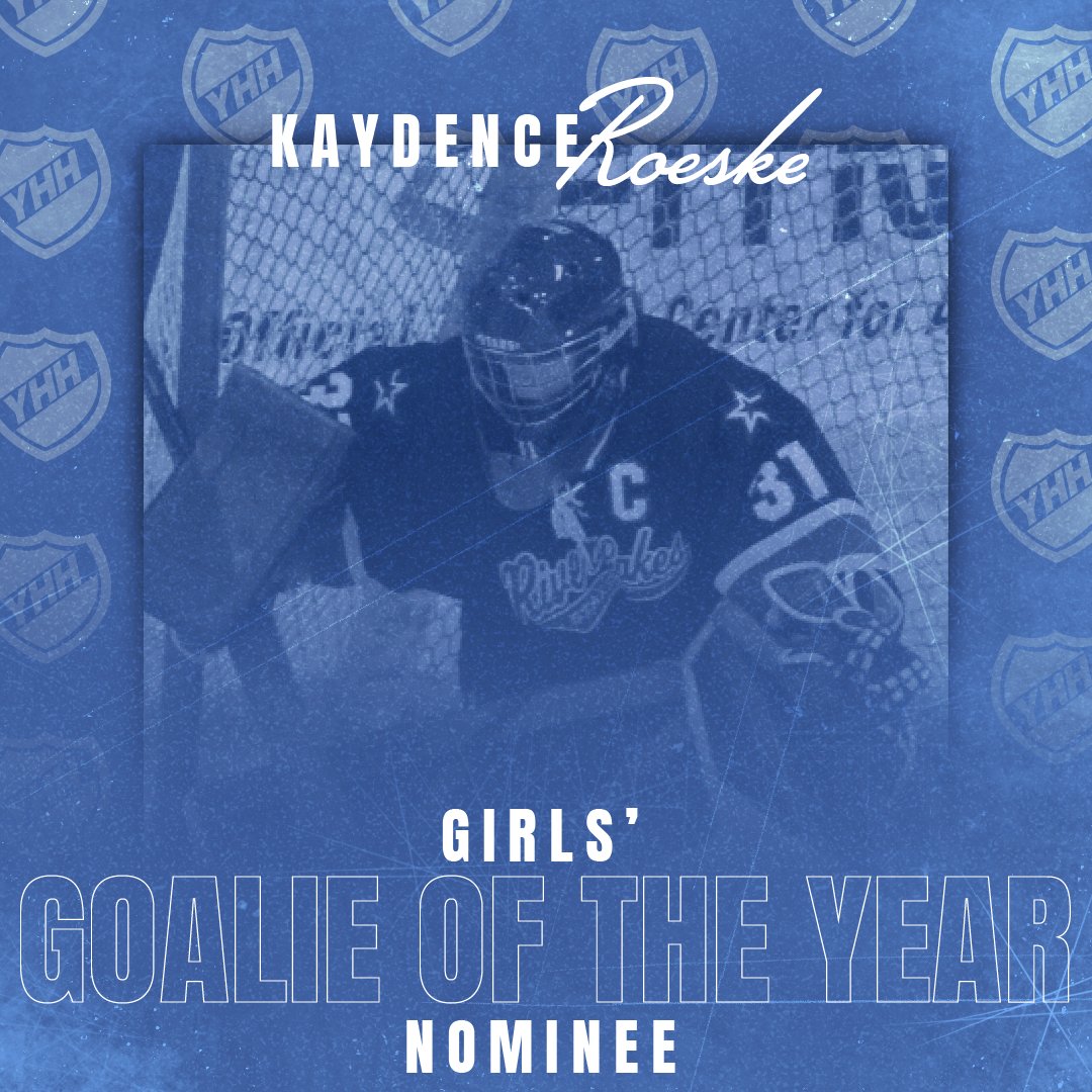 Girls' Goalie of the Year Nominee

Kaydence Roeske boasted a .940 SV% this season. She nearly brought the Stars to State, saving 43/45 SOG in the Stars’ close OT loss to Fergus Falls in the Section Championship.

All 8 Nominees > bit.ly/3yUgoZE