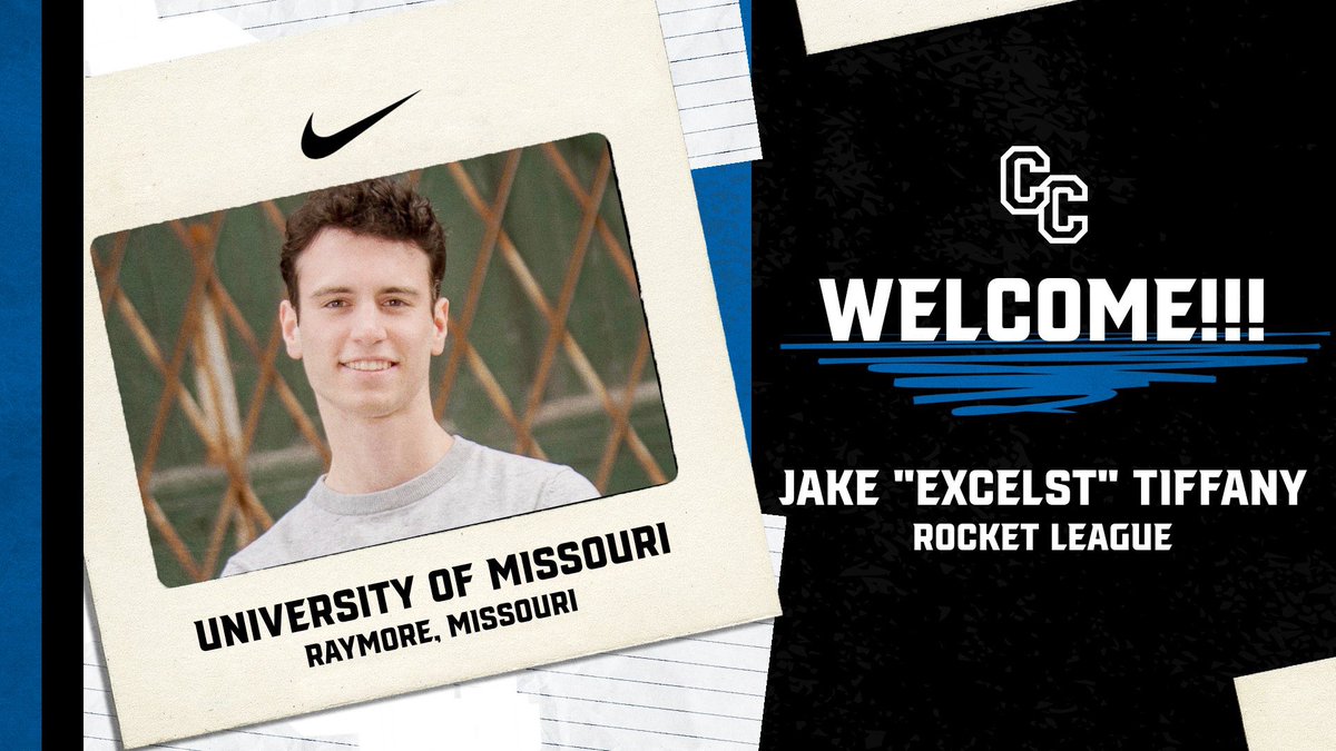 Welcome to Columbia College!

We are excited to announce another piece for our Rocket League team, Jake "Excelst" Tiffany!!!!

#WeAreCC | <a href="/ColumbiaCougars/">Columbia Cougars</a>