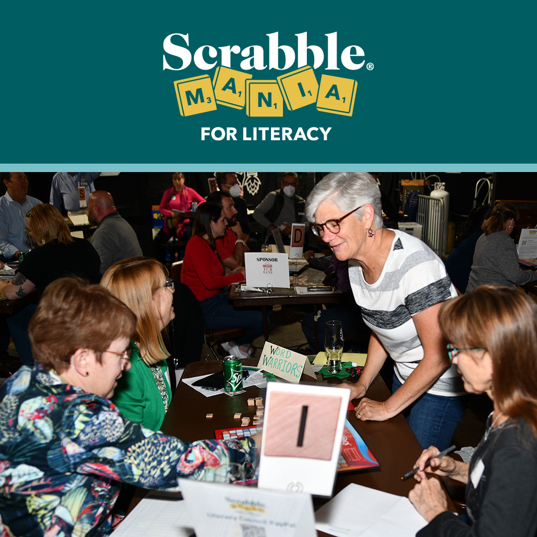 LitCouncilofFC's tweet photo. Calling all word wizards and fans of fun!
Join us on May 3 for a rousing team game of SCRABBLE Mania for Literacy! Ticket includes a complementary beverage from Steinhardt Brewing Company, appetizers from Union Mills Public House, and prize opportunities. https://t.co/5i943ErWHb https://t.co/Fxk1J7Uxi0