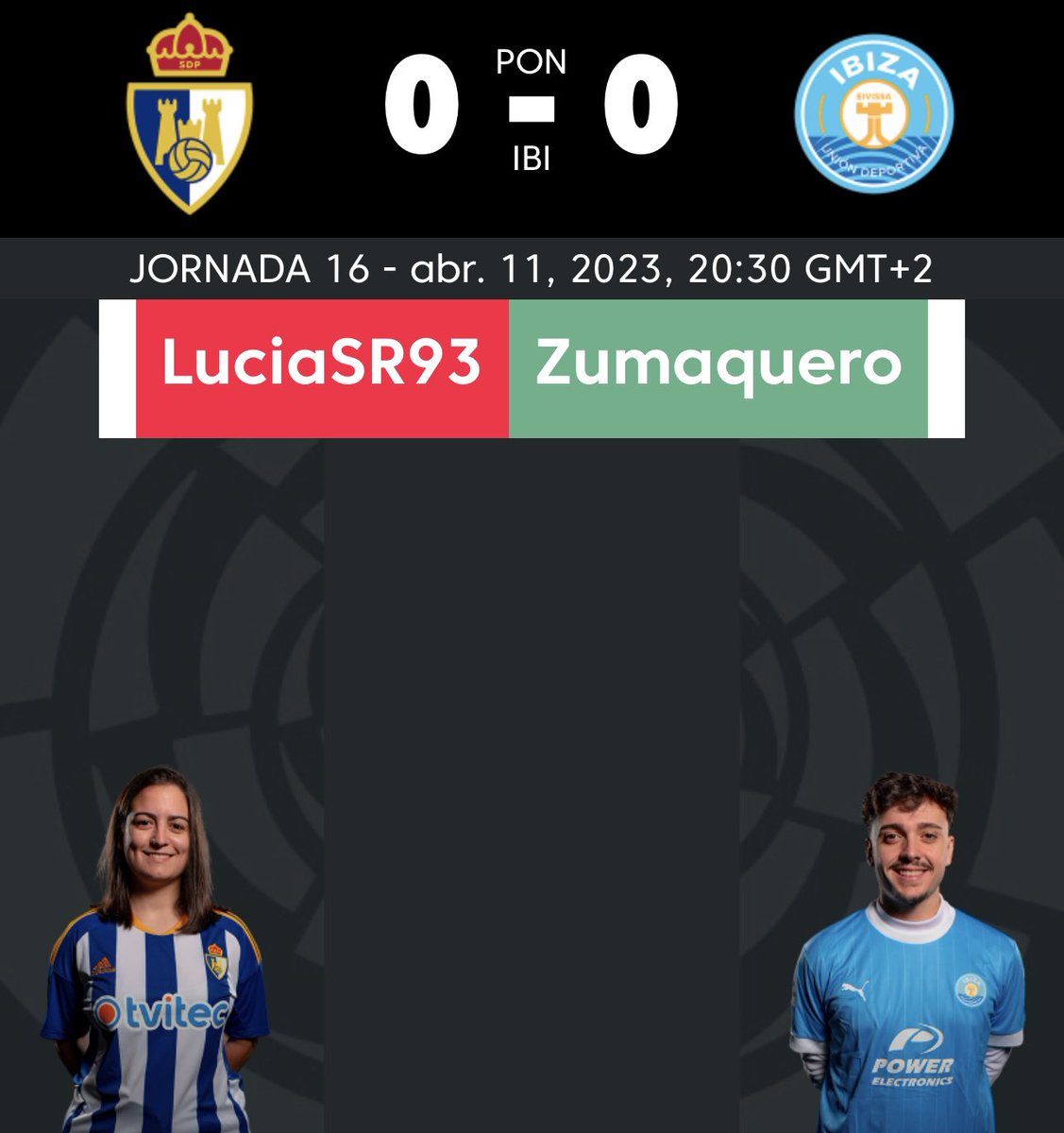 El Martes 11 de abril debutaré esta temporada en @eLaLiga 🎮🔥

Jornada 15 🆚 <a href="/eSports_UDLP/">Las Palmas Unity 🔥</a> (<a href="/Asiermm7/">Asier</a> )

Jornada 16 🆚 <a href="/ibizaud/">UD Ibiza 🩵</a> ( <a href="/zumaquero10/">Zumaquero10</a> ) 

Espero que el trabajo que hay detrás de sus frutos @XxElPadrino92xX 🤝