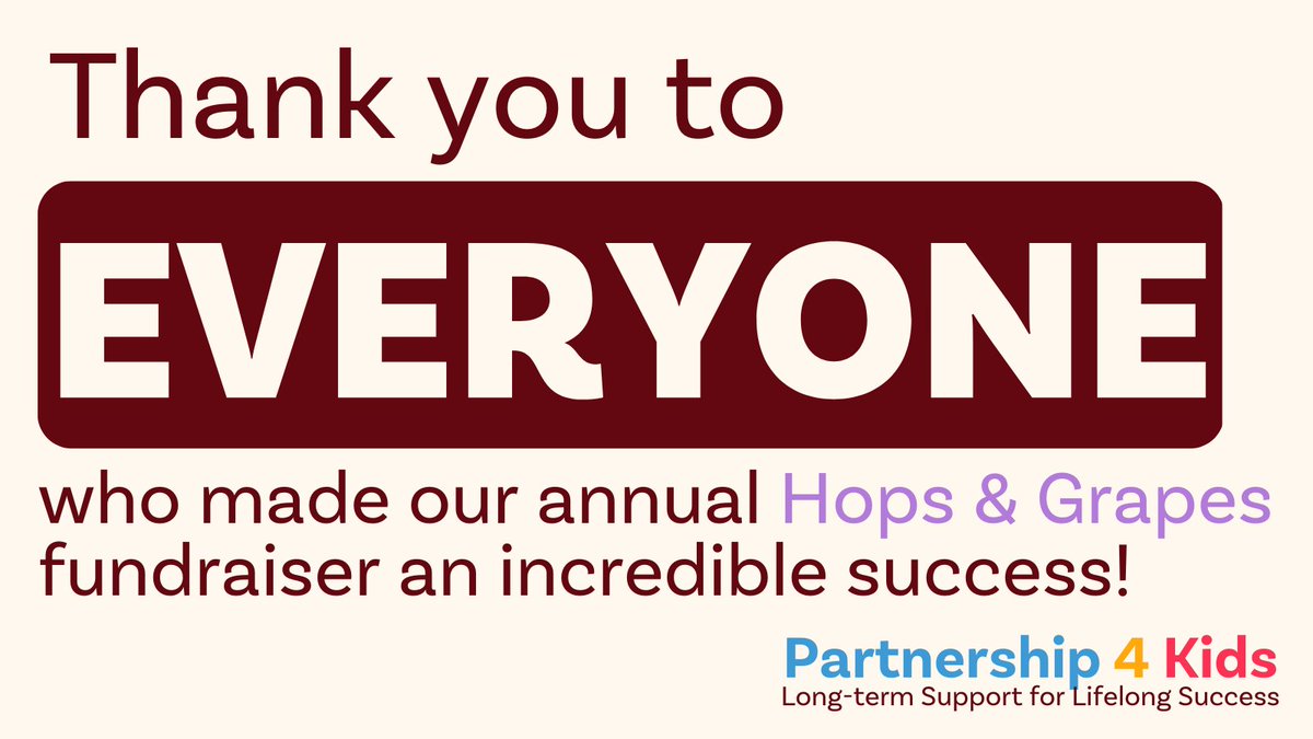 Thank you to everyone who made our Hops &amp; Grapes event possible! We had an incredible evening at the Scott Conference Center surrounded by leaders and advocates dedicated to our community’s youth. Each and every dollar raised will benefit the students we serve! Thank you!