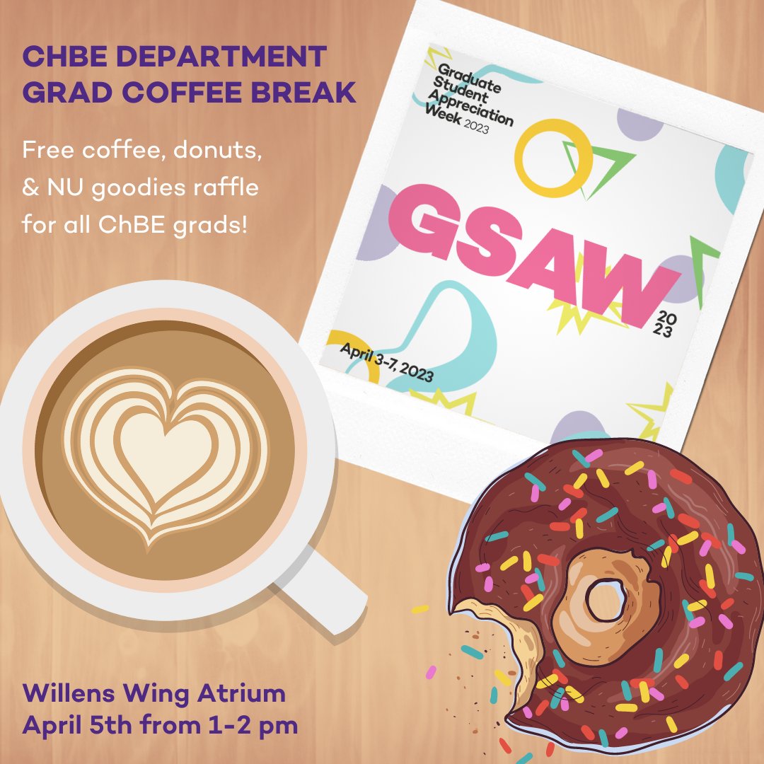 Happy Grad Student Appreciation Week! Feeling thankful for our dedicated, warm, and brilliant grad students who put in hard work every day as TAs and researchers.

We're sharing the love w/ a department-sponsored coffee break tomorrow @ 1pm!