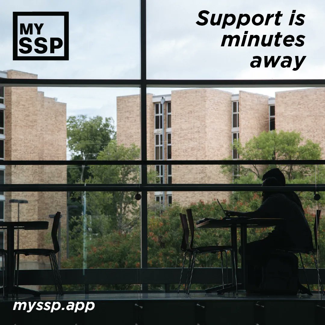 Support is minutes away.
  
My SSP has specialized support for different types of health, student life and relationship problems.