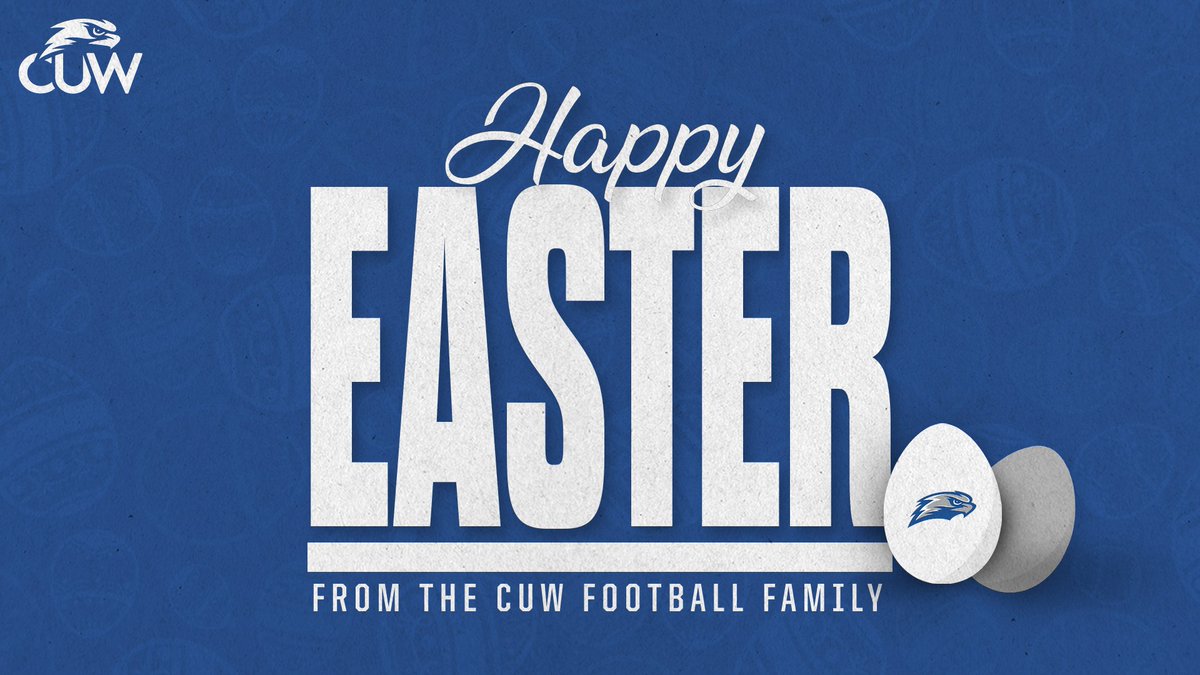 Happy Easter from the CUW Football Family! #CuDub #CUWFootball