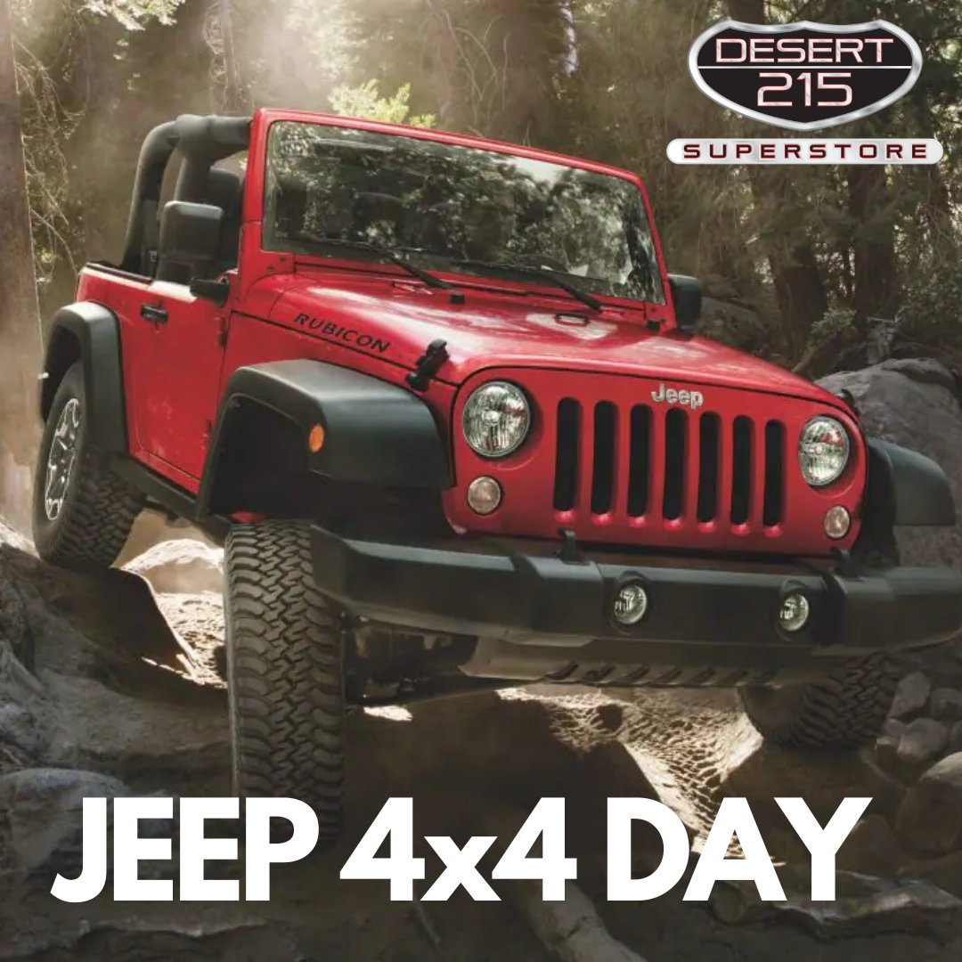 We'll take any excuse to go off-roading. 🚙

#jeep4x4day #jeep #jeeplife #offroading #desert215