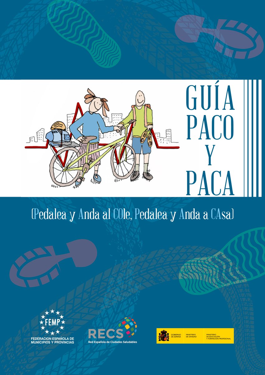 🔊Conoce y utiliza la Guía #PacoYPaca 'Pedalea y Anda al COle y Pedalea y Anda a CAsa' de <a href="/educaciongob/">Ministerio de Educación, FP y Deportes</a> <a href="/sanidadgob/">Ministerio de Sanidad</a> y la <a href="/fempcomunica/">FEMP</a> 

🚲Fomenta los desplazamientos activos, saludables, seguros y sostenibles al centro educativo.

sanidad.gob.es/profesionales/…