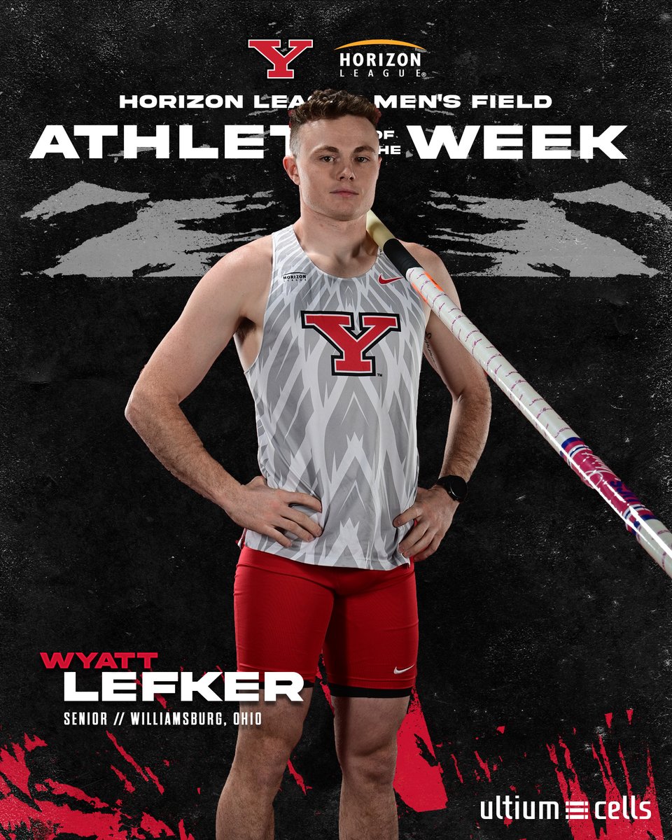 YSUTrackFieldXC's tweet image. That's ✌ @Nike #HLTF Field Athletes of the Week for the Guins! 

Congratulations to Nia Williams-Matthews and Wyatt Lefker on earning honors after record-breaking performances on Saturday!

#GoGuins🐧 // #FlyWithTheY🤘