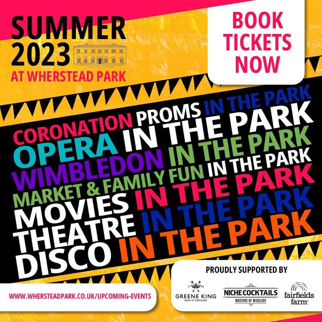 Summers coming!
Who’s joining us?
Ready, set, get booking now!!
#whersteadpark #summer23 #suffolkvenue #eventplanners #2023