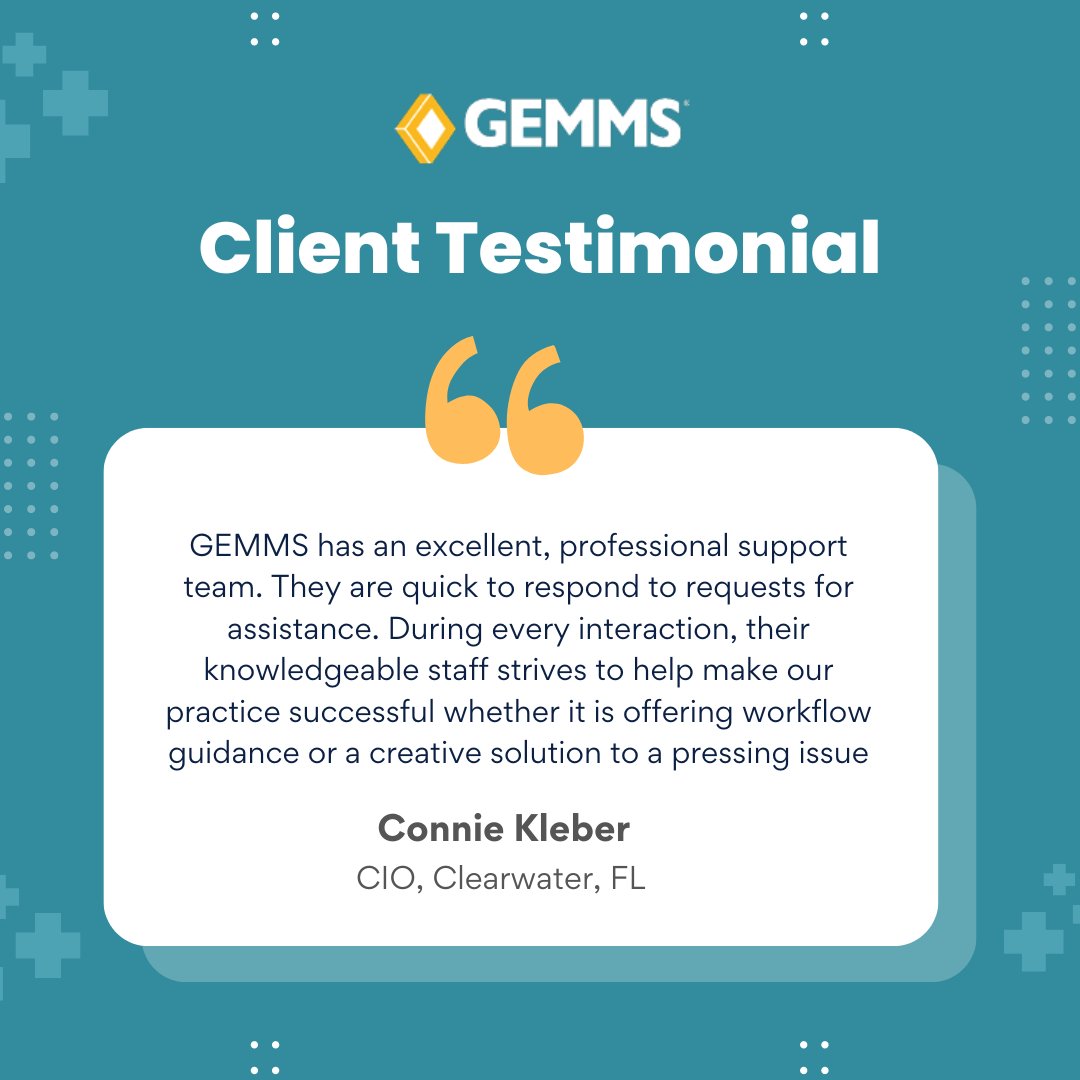 Don't just take our word for it! Here's what one of our happy customers has to say.

#EHRsoftware #healthcaretechnology #practiceefficiency #GEMMSONE #cardiology #cardiologists #HeartHealth #testimonial #florida
