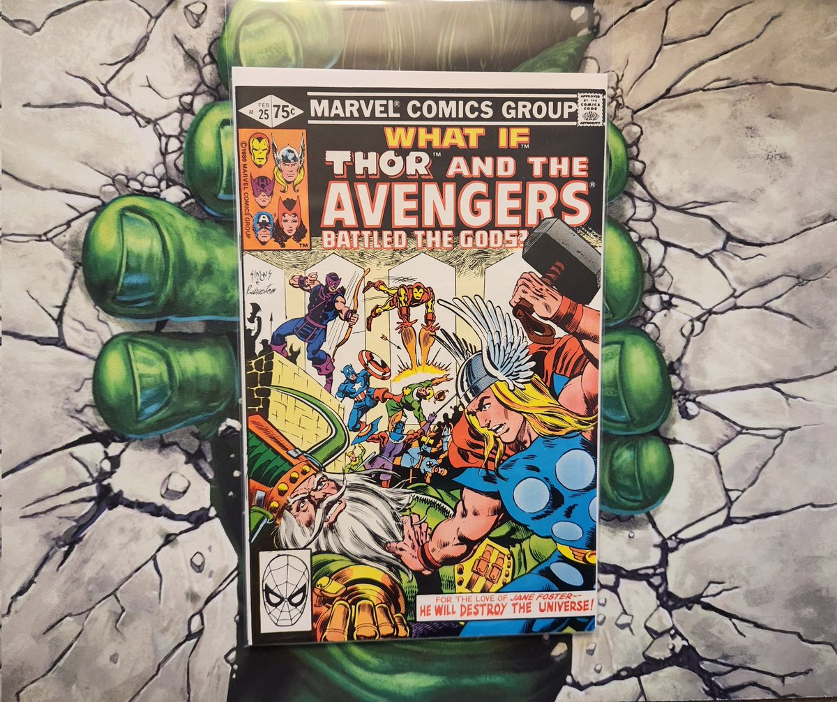 What if #25, Vol.1 Thor & the Avengers battled the Gods? 

#OldComicBookDay
#MarvelComics
#WhatIf
#Avengers
#Thor
#IronMan
#CaptainAmerica
#Hawkeye
#JaneFoster