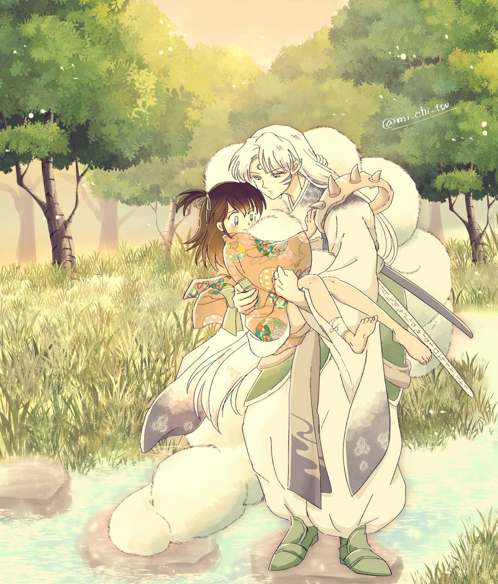 帰るぞお転婆むすめ
よいしょっと。
#殺りん