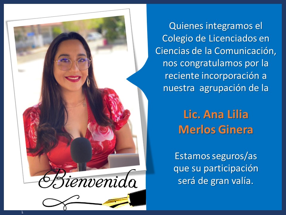 ComunicaBCS's tweet photo. Compartimos la excelente noticia de la incorporación al #CLCCBCS de @_AnaMerlos_ e Ibet Corrales, quienes seguramente nos aportarán su experiencia y entusiasmo, enriqueciendo el quehacer de nuestra agrupación. ¡Bienvenidas colegas! https://t.co/bKgdJJ4aFr