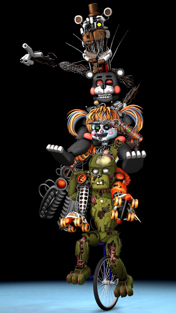 What do you think molten Freddy and scrap baby got up to after