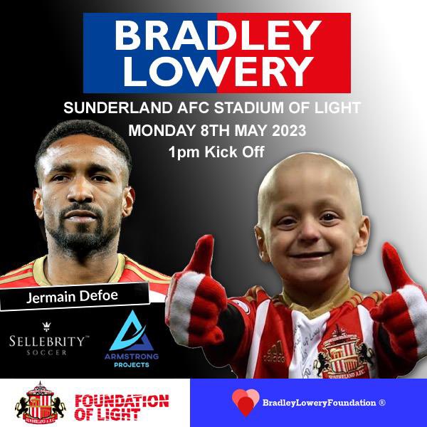 Bradley Lowery Foundation (@bradleysfight) on Twitter photo It wouldn’t be a match without our very own <a href="/iamjermaindefoe/">Jermain Defoe OBE</a> 😍
Yesterday Jem came to my house to do an episode for his podcast, so I asked if he was going to play, and he said yes 🙌
Don’t forget to get your tickets
⬇️⬇️⬇️⬇️⬇️⬇️
eticketing.co.uk/safc/Events/In… It wouldn’t be a match without our very own <a href="/iamjermaindefoe/">Jermain Defoe OBE</a> 😍
Yesterday Jem came to my house to do an episode for his podcast, so I asked if he was going to play, and he said yes 🙌
Don’t forget to get your tickets
⬇️⬇️⬇️⬇️⬇️⬇️
eticketing.co.uk/safc/Events/In…