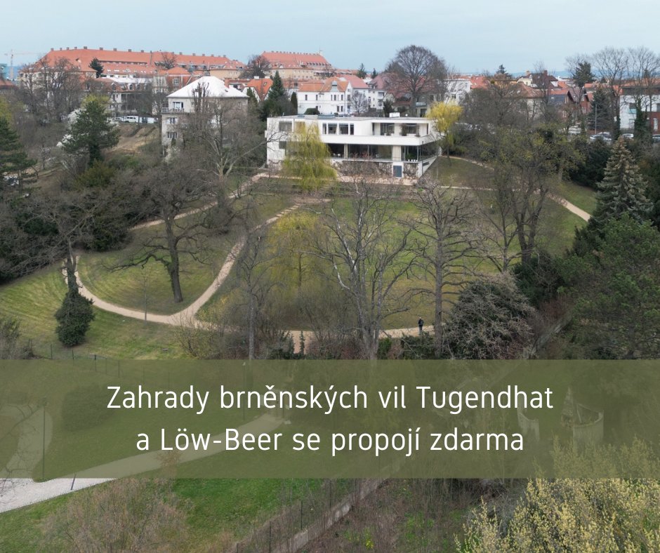 DoParku's tweet photo. Zahrady brněnských vil Tugendhat a Löw-Beer se od soboty 1. dubna pro návštěvníky na rok zdarma propojují. Vstup do zahrady vily Tugendhat byl dosud zpoplatněn 50 korunami.
Více na #DOPARKUCZ: https://t.co/lkaxa42xYn
#krajinarskaarchitektura #zahrady #brno #zdarma #vily https://t.co/chKd5GZevQ