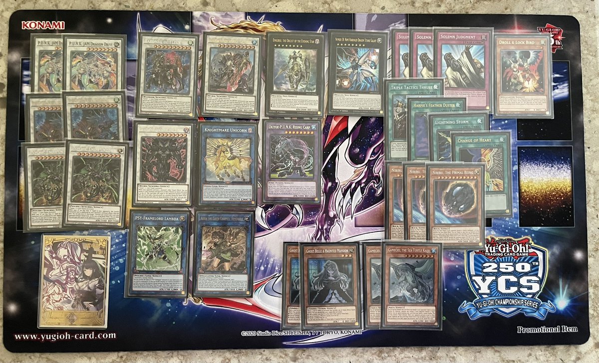 Pookies_Planet's tweet photo. This weekend I reached a new milestone as a player and managed to make top 64 at the YCS in Los Angeles.
I played my favorite deck currently P.U.N.K.
I had an amazing run and I really enjoyed getting to go back to California.
#YuGiOhTCG #YCS250 https://t.co/sEnF9dMmEC