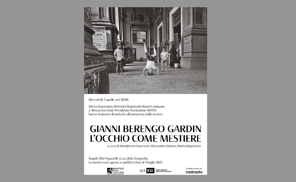 “L’occhio come mestiere”: a Napoli una retrospettiva del MAXXI su Gianni Berengo Gardin
 aise.it/la-cultura-del… 
<a href="/DRMuseiCampania/">Direzione regionale Musei nazionali Campania​</a> <a href="/Museo_MAXXI/">MAXXI</a> <a href="/Contrastobooks/">Contrasto</a>