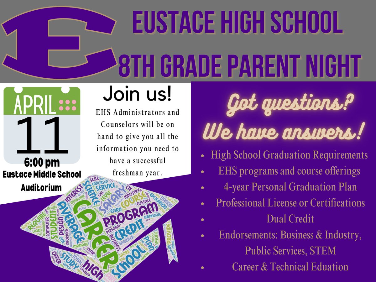 Eustace Middle Sch. tweet media