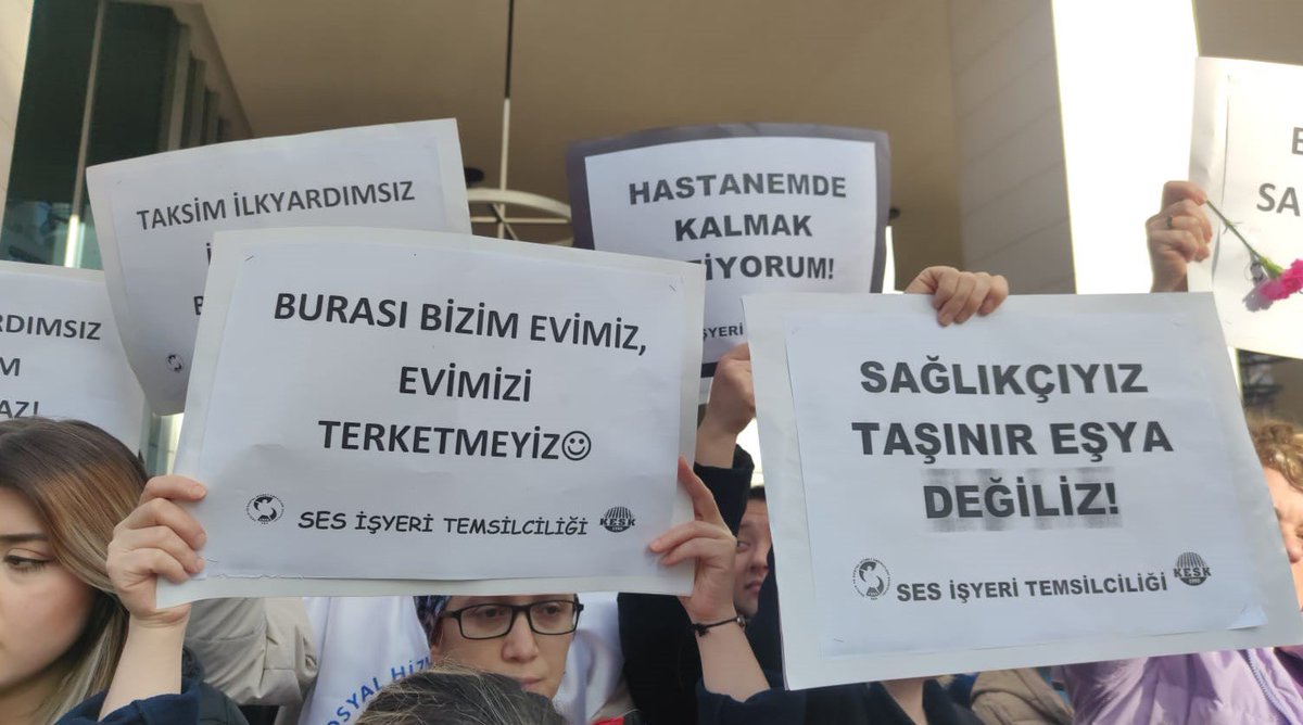 Hastaneler yeniden inşa edilirken yerinde yenilenme üzerine planlama yapılsın. #HastanemiYerindeYenileTaşıma