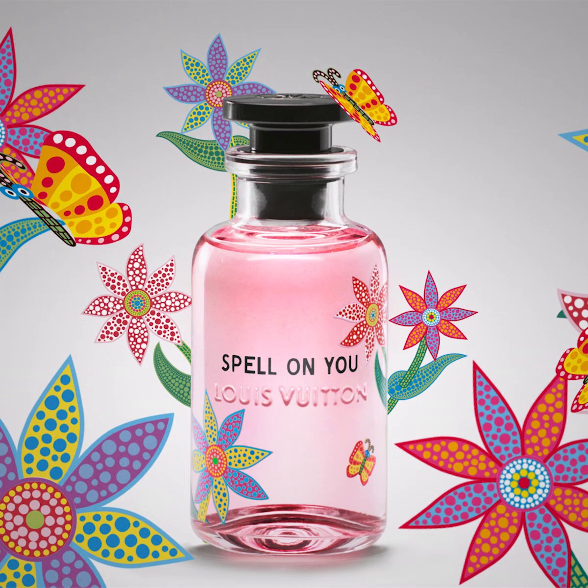 Louis Vuitton on X: #LVParfums by #YayoiKusama. Evoking joy and whimsy,  the #LVxYayoiKusama collection features the Figurative Flowers motif on the  Spell On You signature perfume bottle. Discover the #LouisVuitton  fragrances at